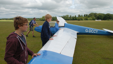 Group from Teign school