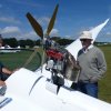 Inspecting the Arcus engine Pete Harmer and Mike Weston