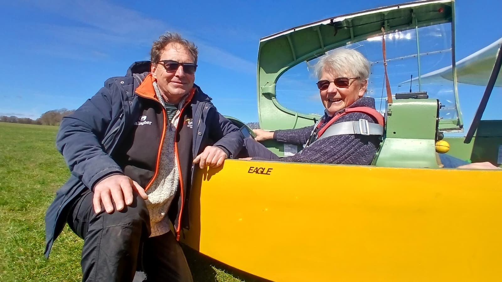 JP and JB with the Eagle (Mark Layton)