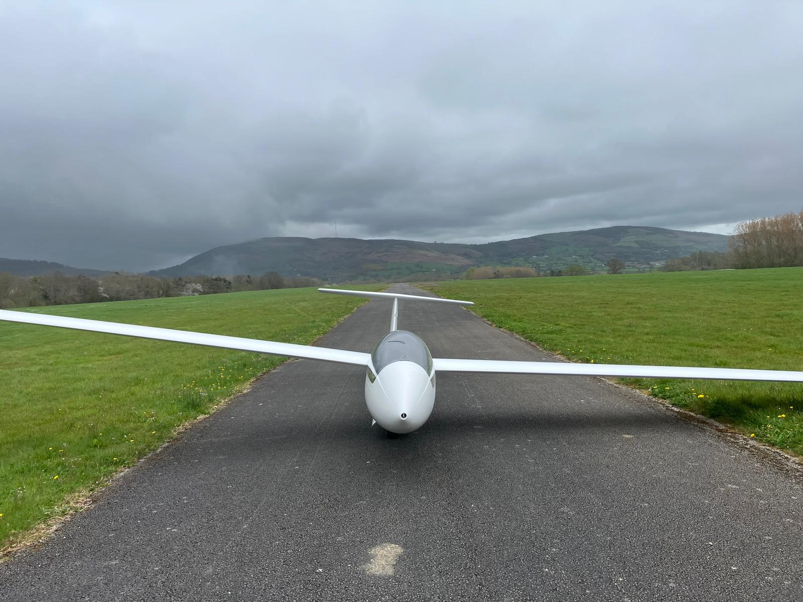 KPV on the narrow runway at Denbigh (John Allan)