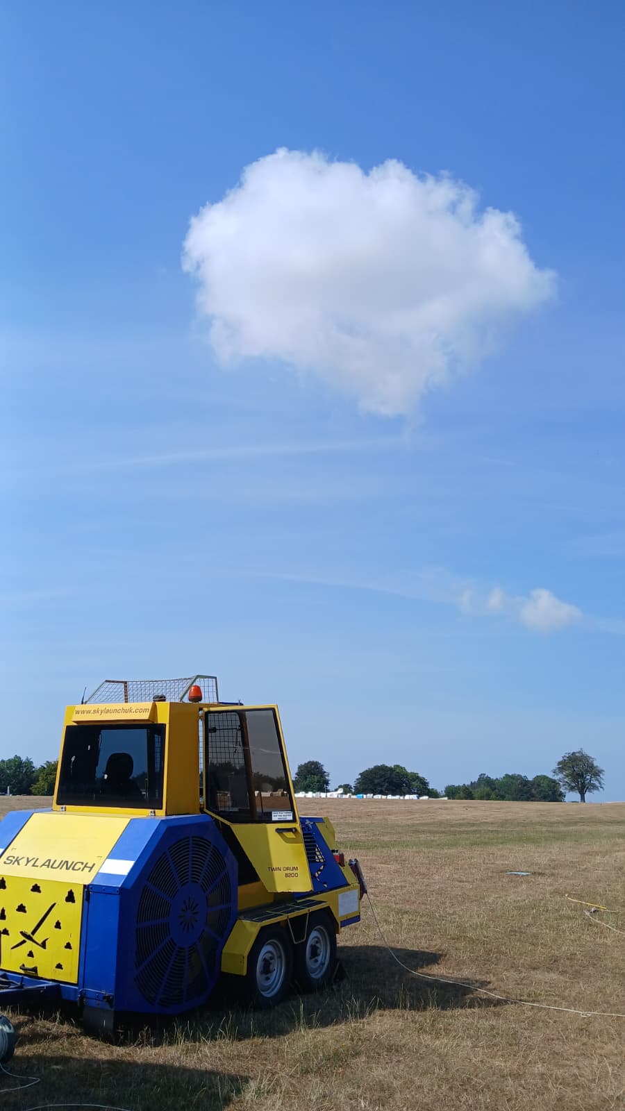 Cumulus over the winch (Mark Layton)