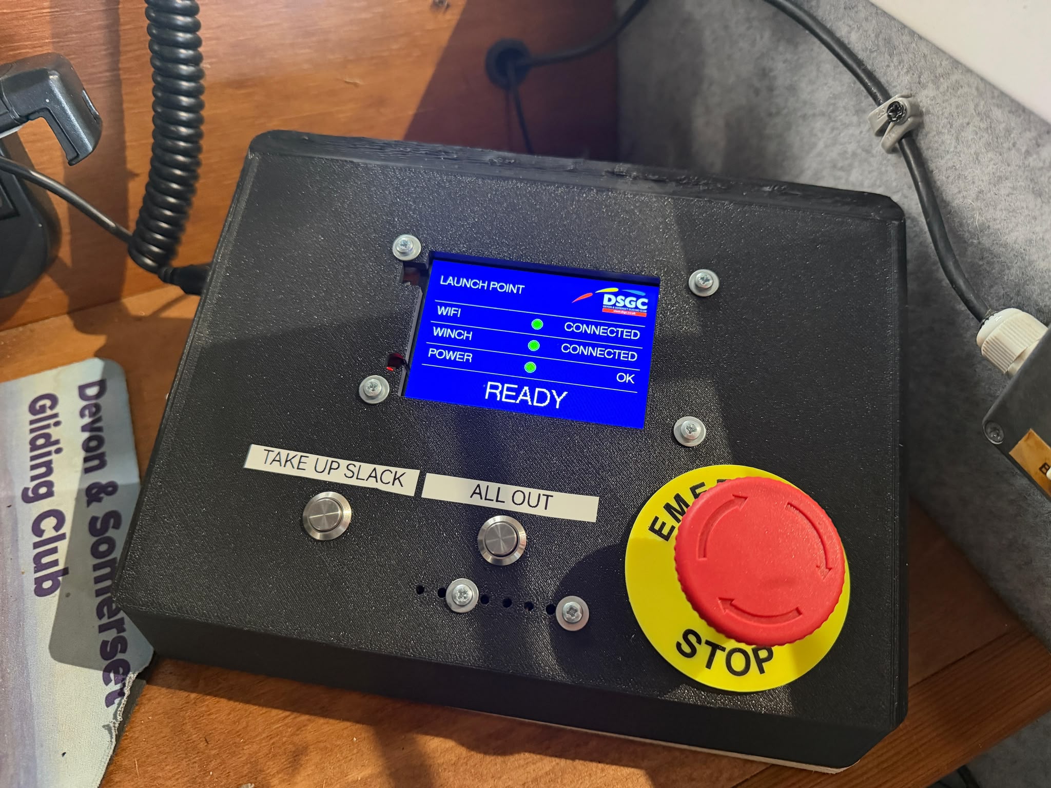 New winch launching gizmo (Simon Leeson)