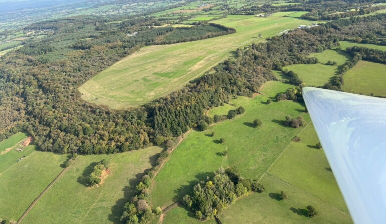 North Hill airfield in the Autumn (Peter Smith)